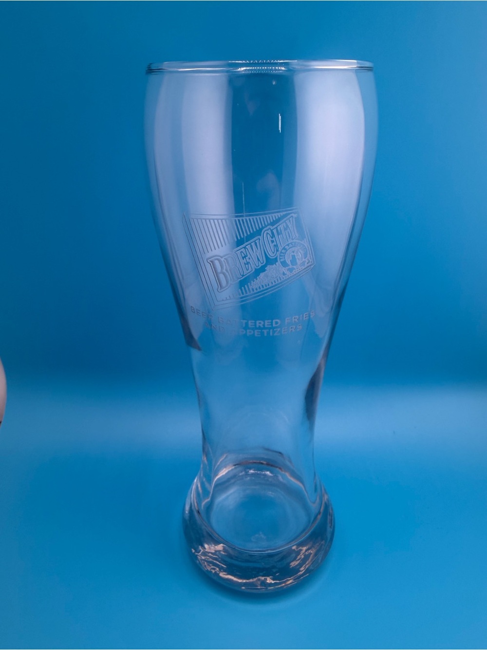 Set of 2 Brew City Clear Pilsner Glass - Clear Brand New